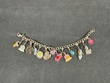 Disney Girls-Youth Charm Bracelet Cinderella Ariel Princess