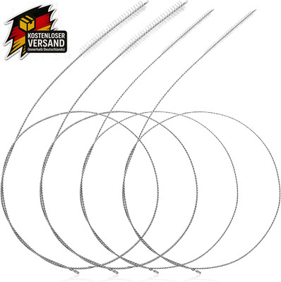 Schlauchbürste Edelstahl 100cm lang für Rohre Spülen Reiniger flexible Anwendun
