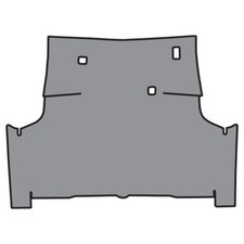 Trunk Mat For 1972-1976 Ford Torino Die Cut Tm Vinyl Complete 1pc