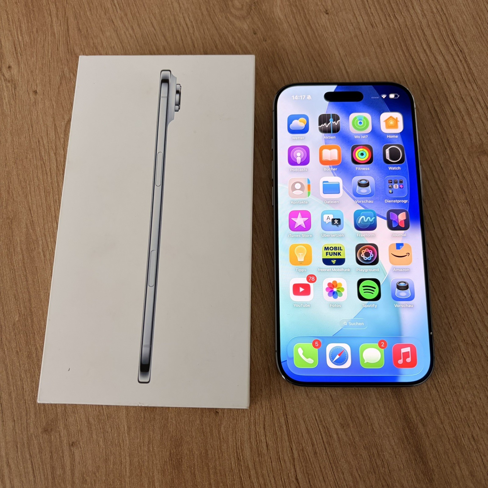 Apple iPhone Air 256GB Sky Blue - Excellent Condition - 100% Capacity - 90 Cycles