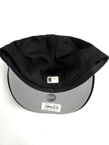 New Era Oakland Athletics A's Clubhouse 59FIFTY Hat Dark Green/Black 7 5/8 - Picture 4 of 4