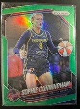 2025 Panini Prizm WNBA #63 Sophie Cunningham - Green Prizm - Indiana Fever