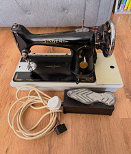 SINGER 66 Electric Sewing Machine Portable with Foot Pedal & Instruction Manual