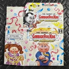 TOPPS 2025 GARBAGE PAIL KIDS THE WORST OF GPK 40TH ANNIVERSARY EMPTY HOBBY BOX