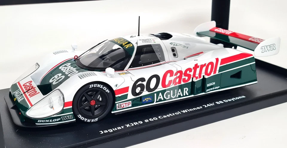 CMR 1/18 Jaguar XJR9 Daytona ganador 24H 1988 Castrol #60 modelo de coche a escala Foto 4 de 4