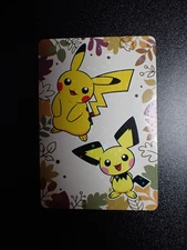 Pokemon Card Pronto Promo 2 SET Holo Shining Pikachu & Pichu #5952 EX
