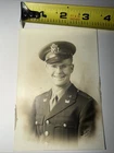 WW2 clear portrait of military engineer officer NICE photograph
