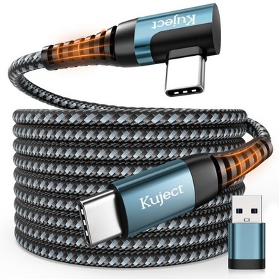 Link Cable 20FT for Quest 3S/3, Quest 2/, Pico 4, Nylon Braided Charging Cord...