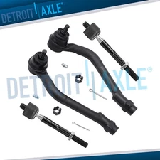 4pc Front Inner Outer Tie Rods for 2014 2015 Kia Optima 2.4L Not for Hybrid