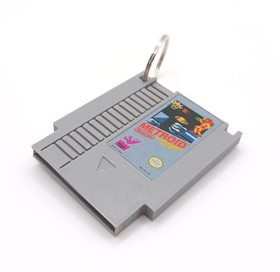 Metroid Nintendo NES Keychain Gadget Video Games Keychain