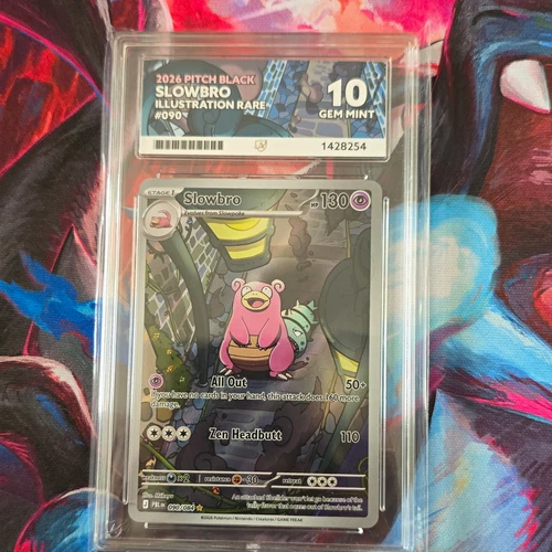 Pokémon TCG Slowbro 090/084 2026 Pitch Black Illus Rare Foil Eng ACE 10