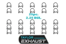 2.25" U-Bolt Exhaust Clamp Heavy Duty BOX of 25 Saddle Style m214 35336