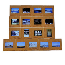 17/Lot 1960s Majorca Spain Sightseeing 35mm Film Slide Palace Hotel Harbor Cars