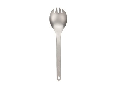 Snow Peak Titanium Spork - Lightweight Titanium Cutlery for Camping & Hi