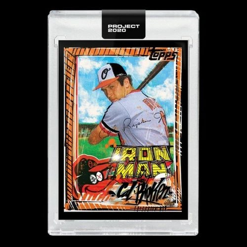 Topps PROJECT 2020 Card 195 - 1982 Cal Ripken Jr. by King Saladeen (wBox)IN HAND