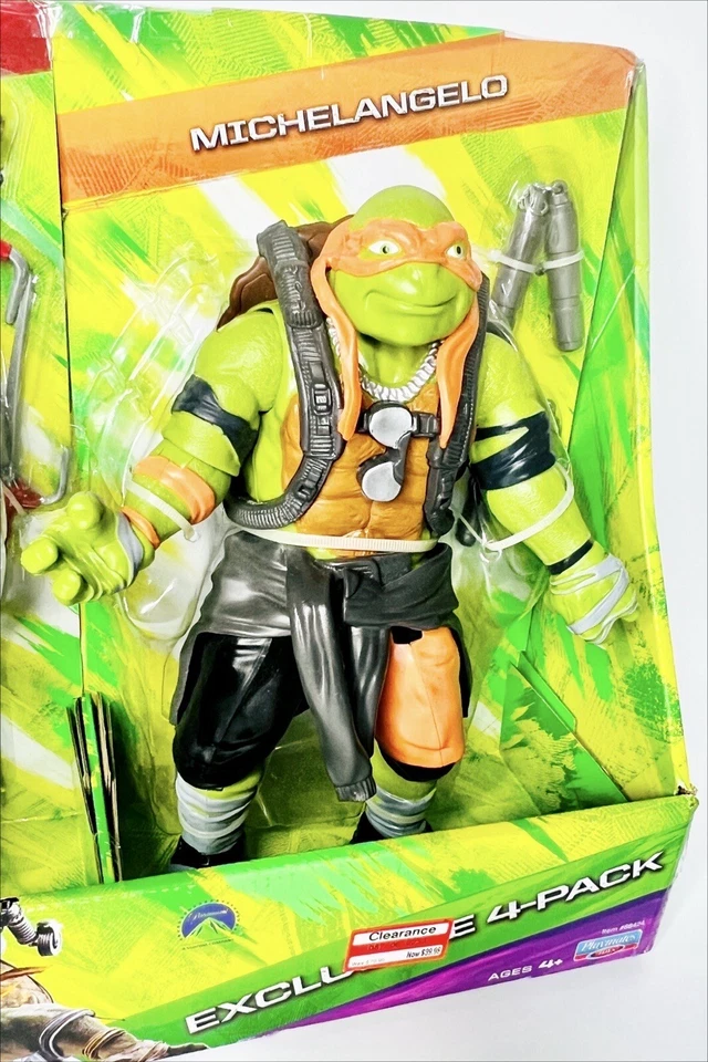 Teenage Mutant Ninja Turtles Action Figures Lot TMNT RARE Exclusive 4 Pack Set - Image 3 of 4