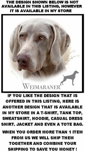 Incredibly Detailed Weimaraner Art Custom Printed On A Pullover Sweatshirt 747 - Picture 4 of 12