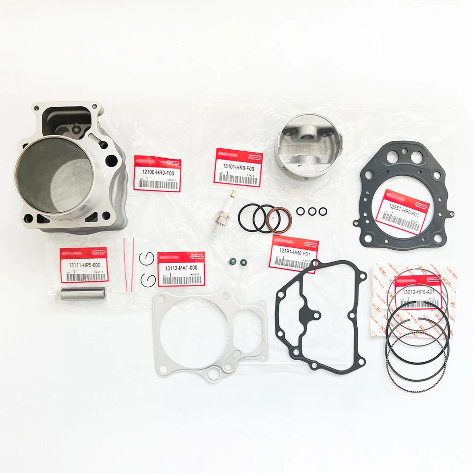 OEM TRX500 FOREMAN 12-19 RUBICON 15-19 FOR HONDA 12-19 TOP END KIT W/ CYLINDER - Image 3 of 4
