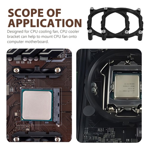 1 Set Heatsink Fan Base Motherboard CPU Cooler Mount Bracket Heatsink Fan Mount - Afbeelding 4 van 12