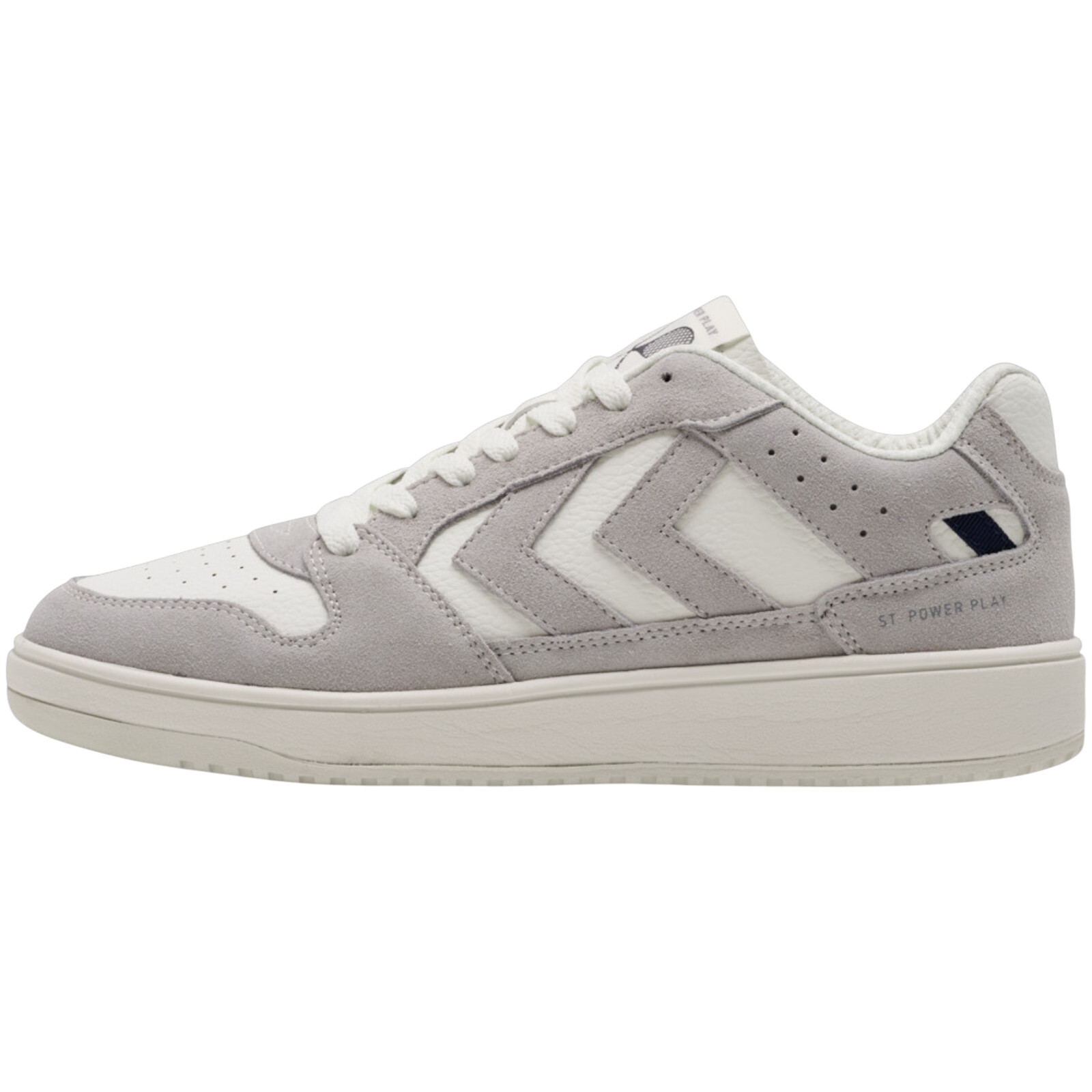 Кроссовки Hummel St. Power Play Suede Mix Sportschuhe dunk Retro grau 216057 2512 из замши. 