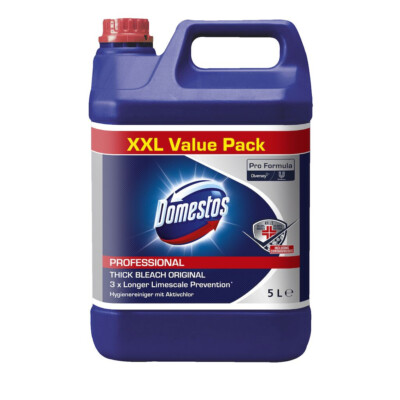 Domestos Original Hygienereiniger Sanitärreiniger Gel mit Aktivchlor 5 Liter