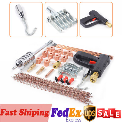146pcs Welder Dent Puller Auto Car Body Spot Welding Gun Stud Kit Repair Tool