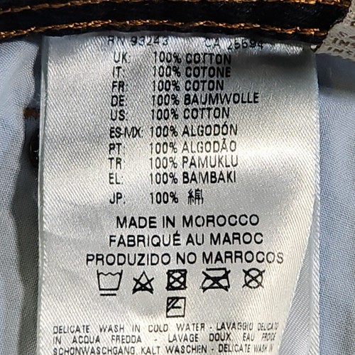 DIESEL Industry Jeans Larkee Straight Leg Dark Wash Brass Button Fly Men 38x33.5 - Picture 12 of 13