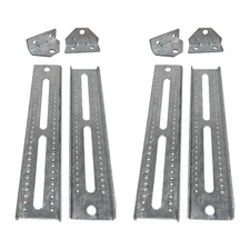 (4) 12" Galvanized Swivel and Top Bunk Bolster Bracket for Boat Trailer