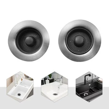 Anti-Clogging Basket Strainer with Pop-Up Core, Kitchen Sink Drain Strainer