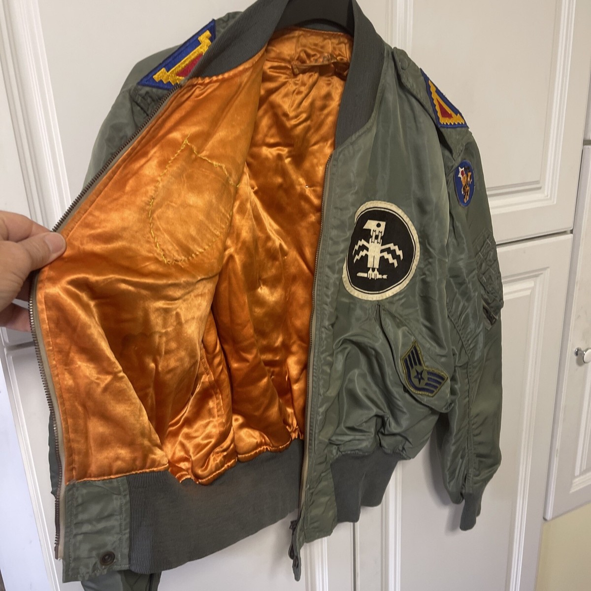 VIETNAM WAR USAF L-2B LIGHT ZONE FLYING Flight JACKET Date VIETNAM WAR USAF L-2B LIGHT ZONE FLYING Flight JACKET Date