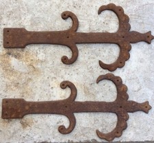 1 PAIO DI FRONTALI CON CERNIERA DECORATIVA ORIGINALE KIRKPATRICK