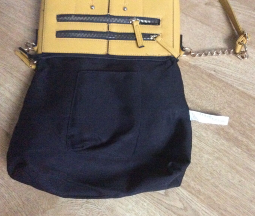 Crossbody Handbag by Peacocks Mustard Yellow NWOT - Picture 5 of 6