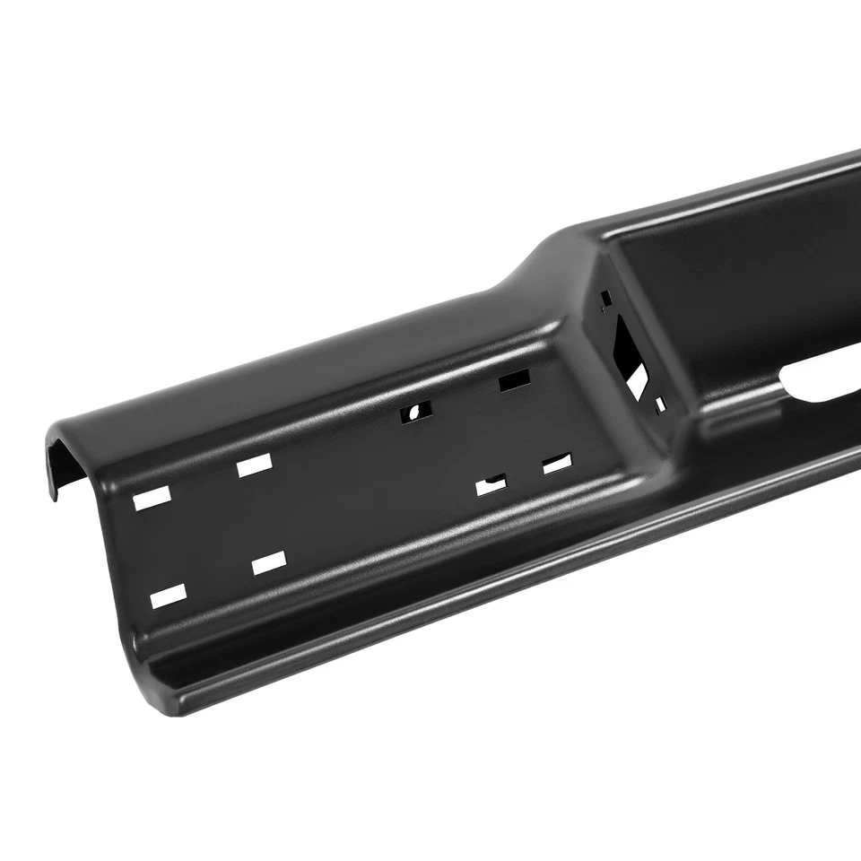 Rear Bumper Face Bar For 1994-1997 Chevrolet GMC S10 Sonoma Steel Black Foto 4 de 4