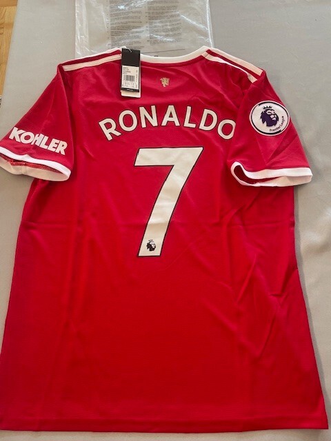 2021/22 Manchester United Home Jersey NEW #7 Ronaldo XL