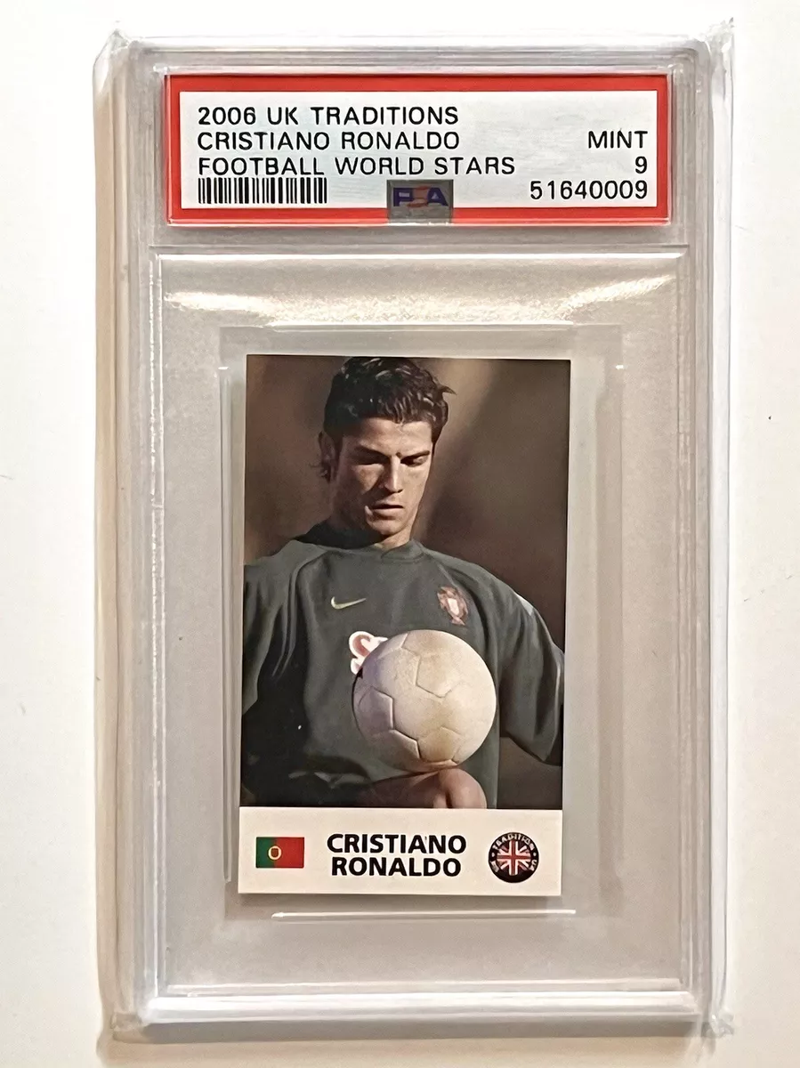 Ronaldo Rookie Card World Cup RC PSA 9 Portugal 2006 Uk Traditions Graded MINT