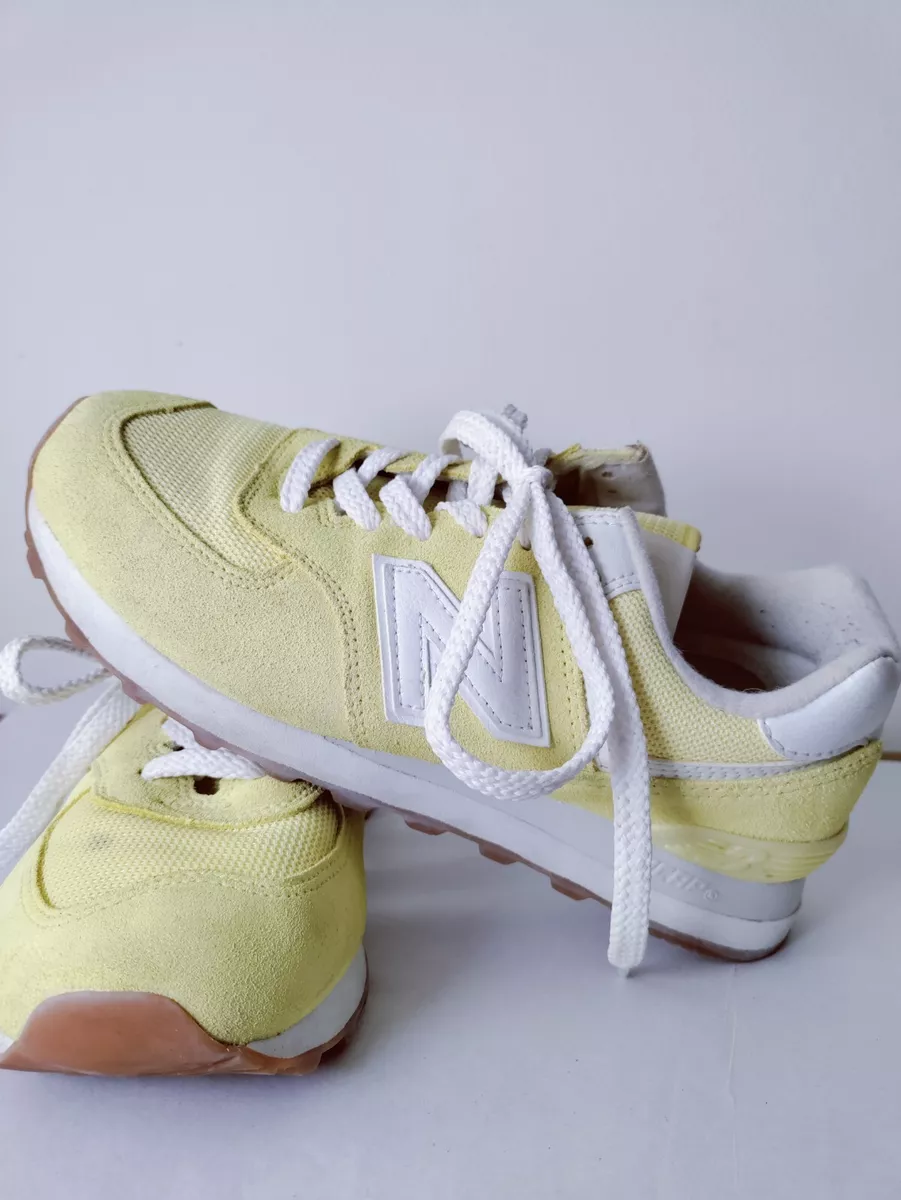 New 574 Yellow - WL574PK2 Women 6.5 Suede Athletic Casual Sneakers | eBay