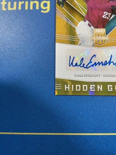 2020 Panini Elite Extra Edition Hidden Gems Golf Kale Emshoff #HG-KE Auto 04/10 - Picture 6 of 13