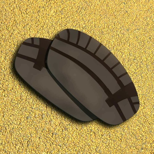 2 Pairs Polarized Lenses Replacement for-OAKLEY Blender - Ice Blue&Copper Brown - Picture 3 of 7