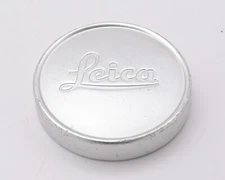 Leica 42mm ID Silver Logo Metal Front Slip-On Lens Cap  (#16349)