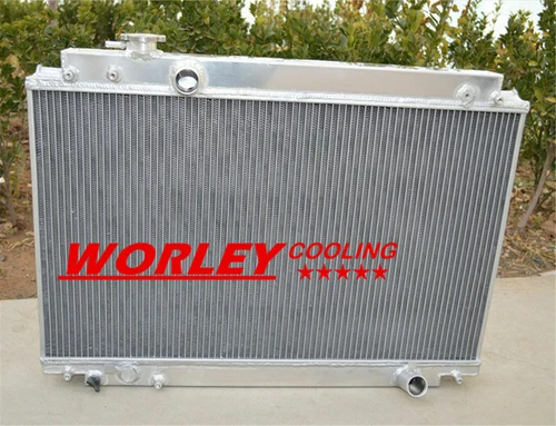VIC-radiator & 10" FANS FOR LEXUS SC300 JZZ30 93-98/TOYOTA SOARER JZZ31 MT 91-00 - Picture 5 of 9