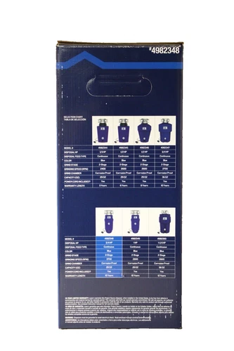 Project Source Corded 3/4-HP Continuous Feed Noise Insulation Garbage Disposal