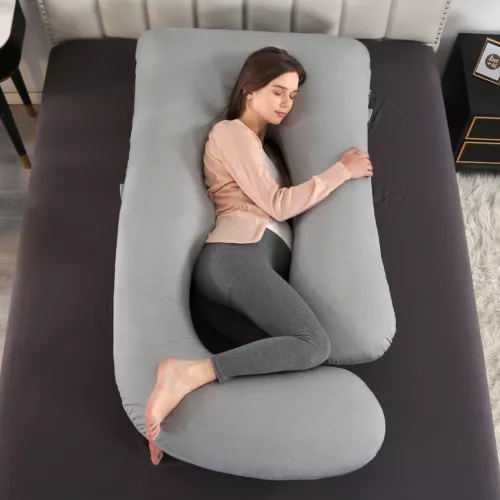 Pregnancy Pillow Full Body Maternity Women U/J-Shape Side Sleeper Support Pillow - Picture 114 of 129