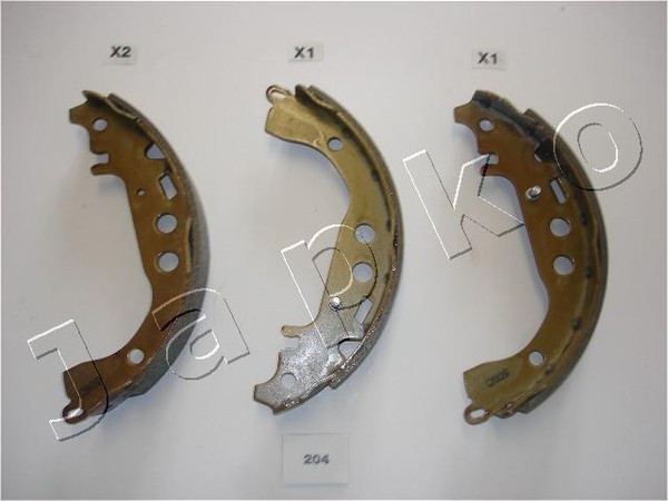 Japko Bremsbackensatz Bremsbacken Hinten FüR Toyota Yaris _P9_ IQ KGJ1_ NGJ1_-image