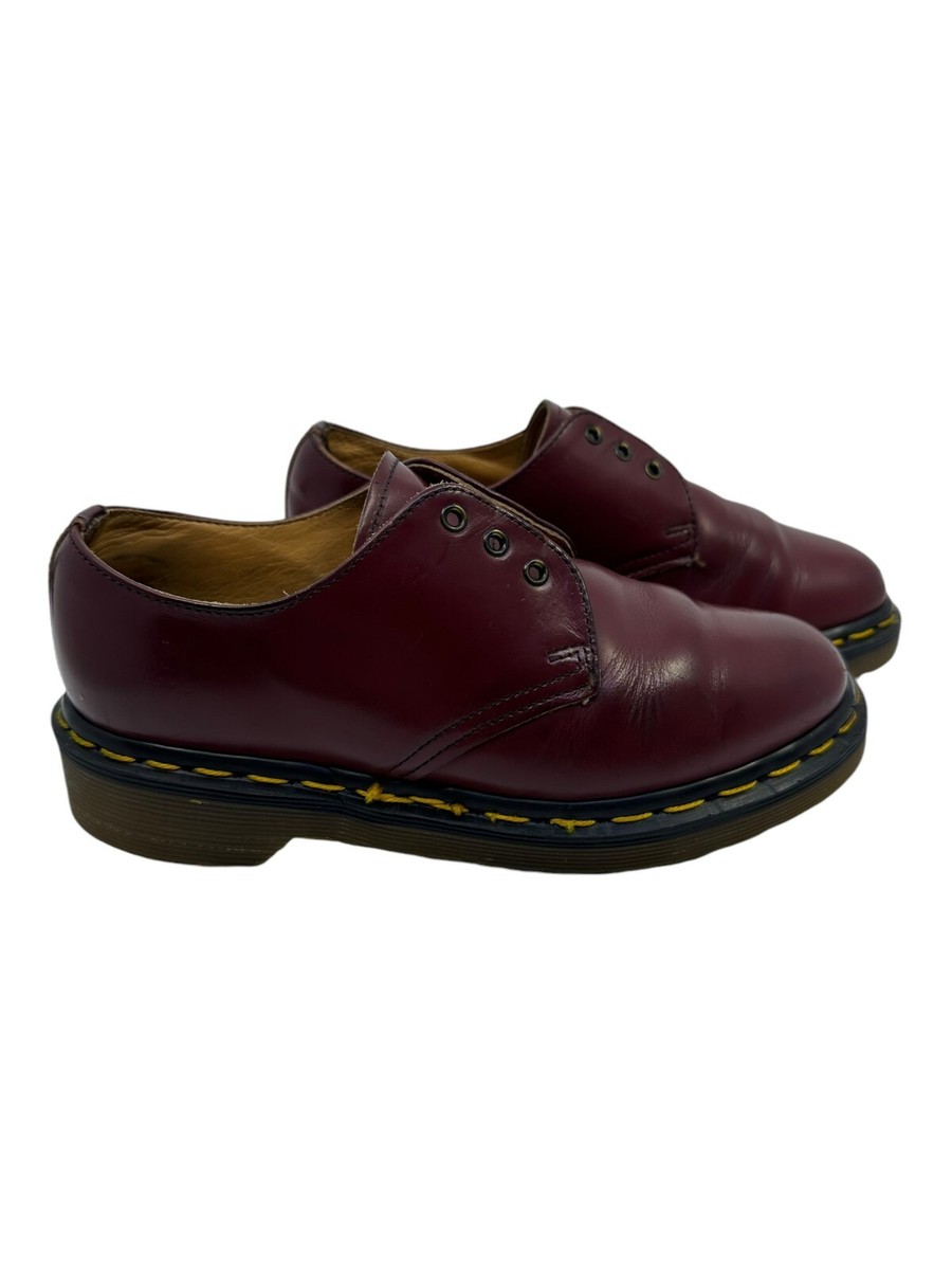 Vintage Dr. Martens 1461 Womens Size 3UK Red Quilon Made in