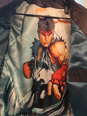 ジャケット・アウター ryu Street Fighter V Ryu Jacket Satin Bomber Coat Capcom X Small | eBay