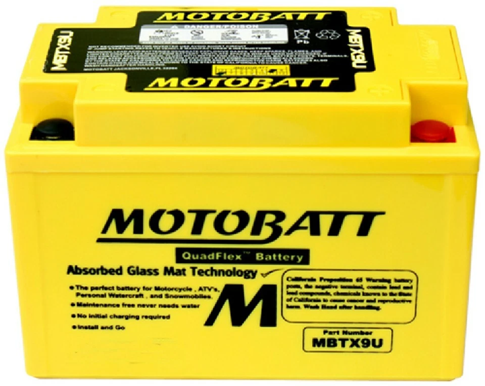 Motobatt Battery For Suzuki GSX600F Katana 600cc 98-06 - Image 2 of 3