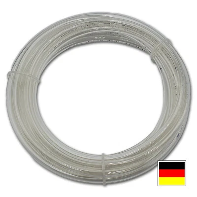 CNCTEC Polyurethan Druckluftschlauch lebensmittelecht Ø 4, 6, 8, 10, 12 mm, transparent