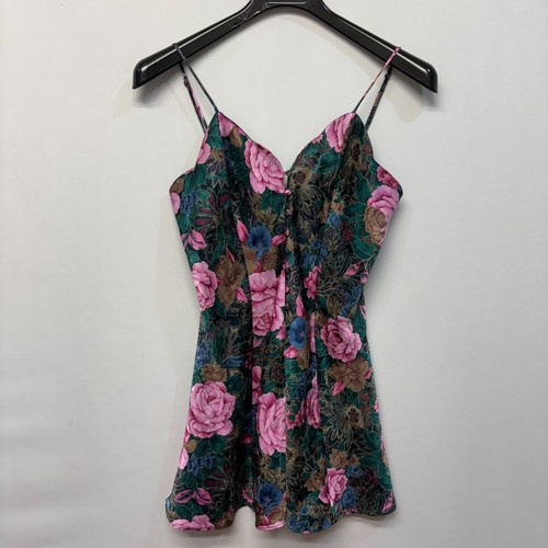 Vintage Victoria's Secret Gold Label Night Gown Sleep Dress Medium Floral B382 6 - Picture 12 of 13