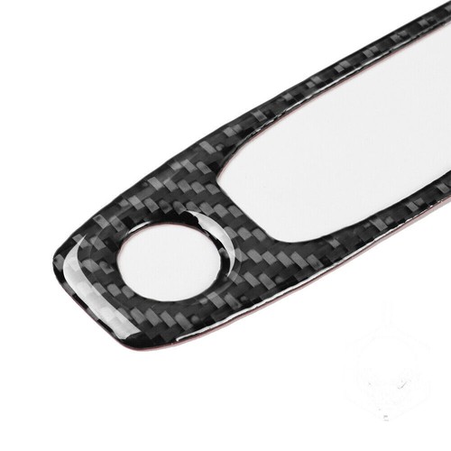 Carbon Fiber Dashboard Headlight Switch Cover Trim For Tesla Model 3/Y 2017-2022 - Picture 7 of 12