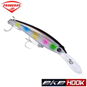 10cm// 9.4g Crankbaits Tackle Useful Fishing Minnow Baits Lures Fish Hooks